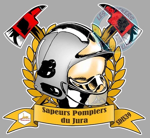 Sticker sapeurs pompiers - pompiers, du