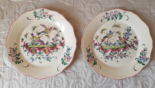 Assiettes faïence aprey - assiettes, d'aprey