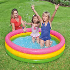 Intex Piscine gonflable Sunset 3 anneaux 147x33 cm piscine