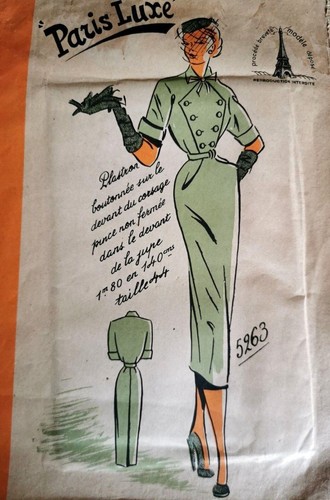 5263 patron paris luxe vintage - patron,