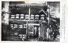 CPA 09 LA BASTIDE DE LORDAT RUCHER DU PRESBYTERE ABBE TOURROU VENTE DE RUCHES VI