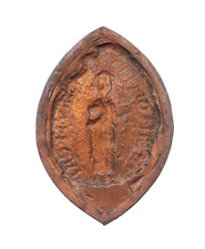 empreinte de SCEAU MEDIEVAL à étudier 9