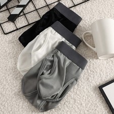 Slip homme en soie glacée