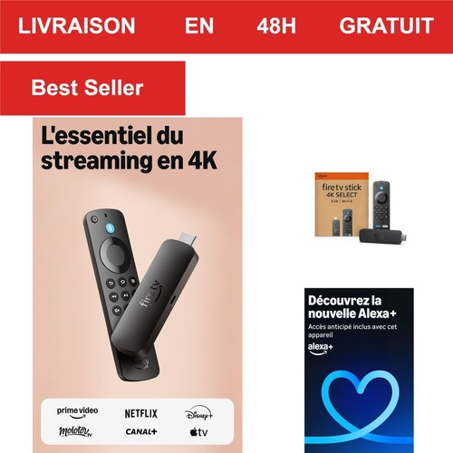 Amazon fire stick select - amazon, 4k