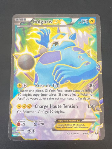 Carte pokemon fulguris - pokemon,