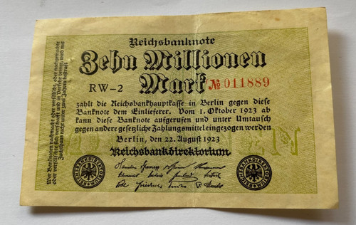 Billet allemagne ehn million - billet, 3