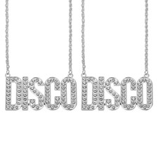 2 Pcs Collier Disco pour