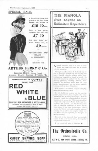 1905 imprimé publicités - 1905,