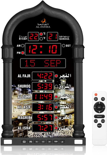 Led azan clock digital - led,