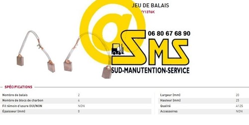 Mic a180 kit balais - mic, charbon
