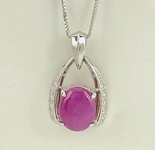 Pendentif étoile rubis - , rose