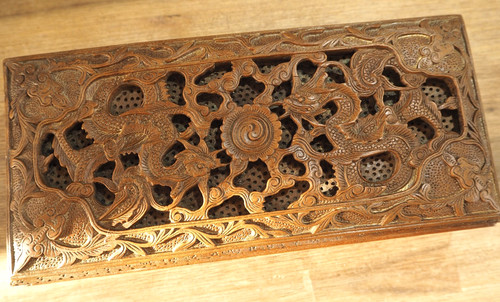 Antique chinese carved wood - antique,