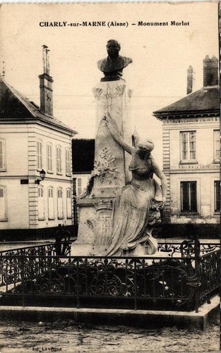 Cpa charly sur marne monument - charly-sur-marne,