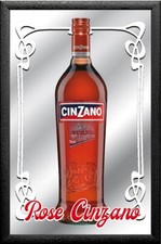 Cinzano Rose Bouteille Miroir