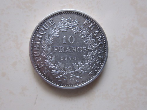 Pièce francs argent - 10,