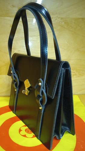 Ancien sac main - sac, cuir