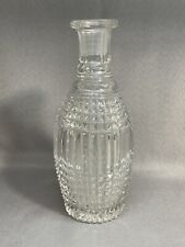 BACCARAT LE CREUSOT , ANCIENNE CARAFE EN CRISTAL , POINTES DE DIAMANTS , XIXeme