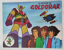 ALBUM VIDE LE RETOUR DE GOLDORAK style Panini Antenne2 editeur AGE année 1982