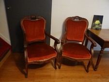 Paire de bergères d’époque