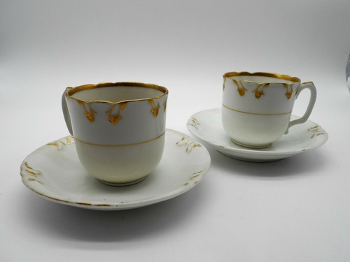 Superbe paire tasse - paire, sous