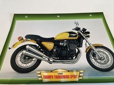 Triumph 900 Thunderbird sport 1999 fiche carte moto passion collection Atlas