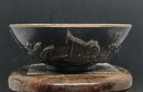 Ancien bol bronze avec - en,