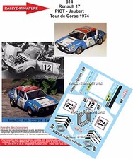 DECALS 1/43 REF 0814 RENAULT