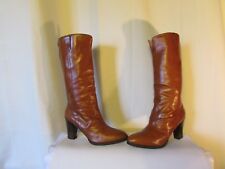 bottes cavalières vintage xavier danaud cuir fauve pointure 6,5