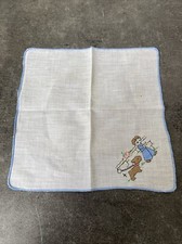 Ancien Petit Mouchoir Brodé