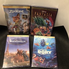lot 4 dvd disney Zootopie