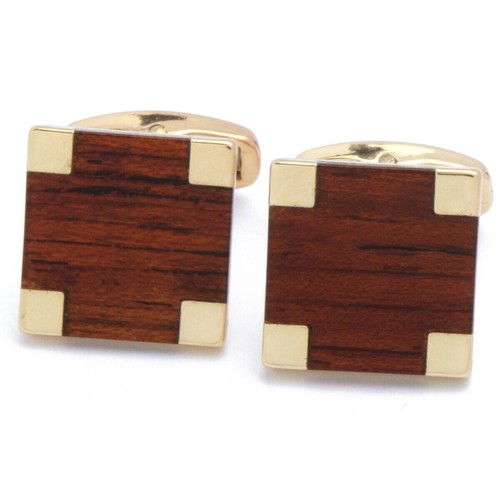 Boutons manchette carré - -,