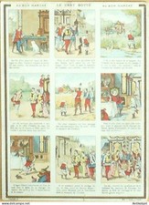 Chromo Au Bon Marche Le chat