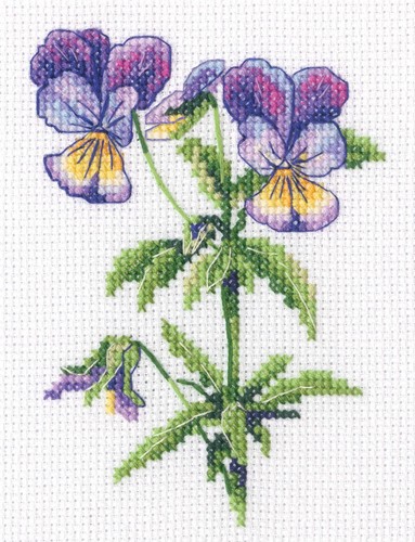 Kit broderie point - broderie, au