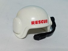 PLAYMOBIL ANCIEN CASQUE BLANC