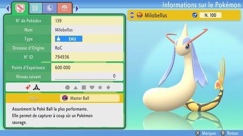 Pokemon milobellus shiny 6iv - pokemon,