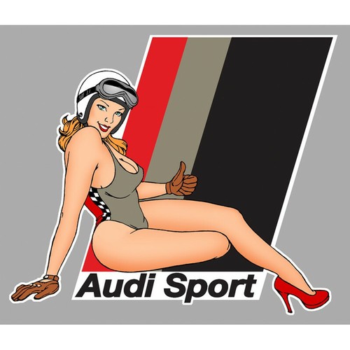 Audi sport right pin droite - up,