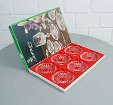 6 dessous de plat en cristal