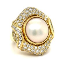 Mabe Perles Bague Diamant