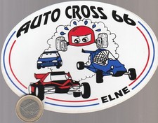 Autocollant. C24auto. AUTO CROSS 66 à Elne
