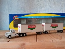 Athearn 1/87 Kenworth W900 et 2 remorques Van Kam
