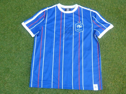 Maillot france fff signed - france,