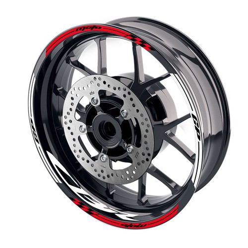 Red aa01 inch rim decals - inch,