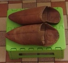 Babouches marocaines Tradionnelles Chaussure En Cuir Véritable