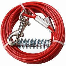 Pointe de piquet de cour pour chien et câble d'attache solide résistant aux i...