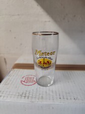 VERRE  BIERE  PUBLICITAIRE BAR METEOR 8