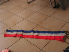 echarpe tricolore anciens combattants  reine des  A.C.P.G    SEINE       (gls )