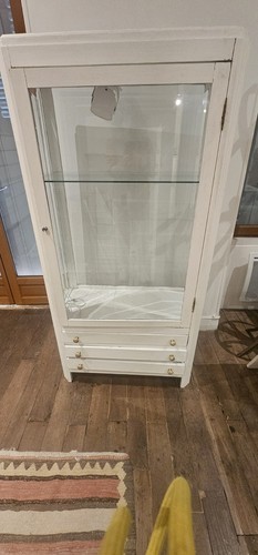 Petite vitrine ancienne bois - vitrine,
