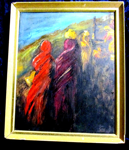 Tableau orientaliste huile sur - huile,
