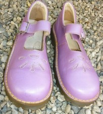 sandales cuir mary jane Doc Dr martens England mauve fille EU 33 UK 1 vintage