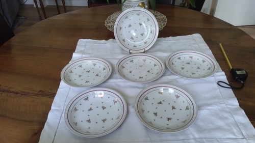 Assiette creuses porcelaine - 6,